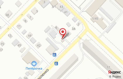 Гаражный кооператив Берёзка в Барнауле на карте