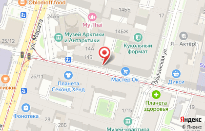 Имидж-студия Осипов в Кузнечном переулке на карте