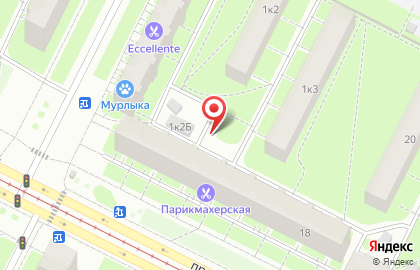 Киоск по ремонту обуви, Калининский район на проспекте Науки на карте