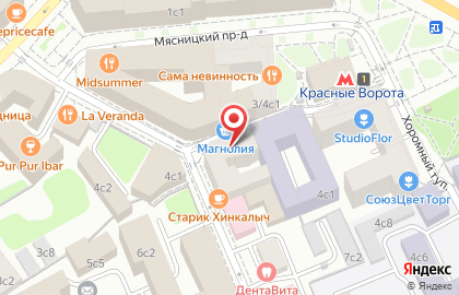 Интернет-магазин Фактор в Мясницком проезде на карте