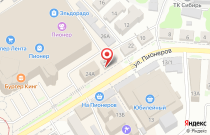 Магазин запчастей Мото Мир в Октябрьском районе на карте