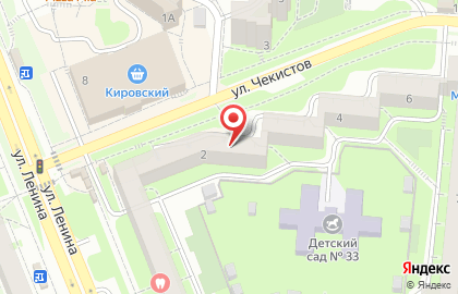 Клининговая компания Золушка на улице Чекистов на карте