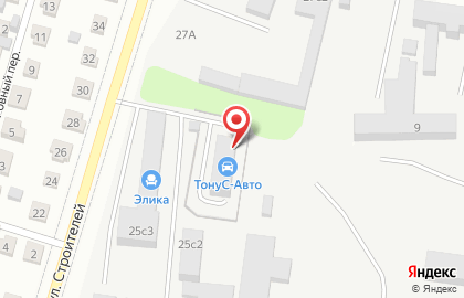 Автомойка Дельфин на улице Строителей на карте