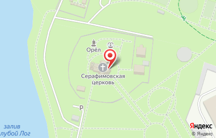 Церковь Серафима Саровского в Курске на карте