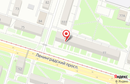 Микрокредитная компания ДеньгиАктив на Ленинградском проспекте на карте