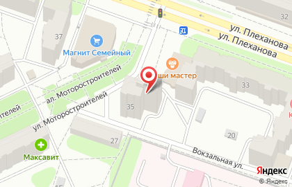 Магазин ПИР на улице Плеханова на карте