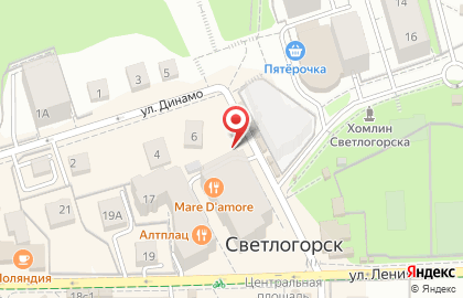 Ювелирный магазин Янтарная Корона на улице Ленина на карте