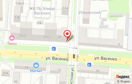 Отделение службы доставки Boxberry на улице Васенко на карте