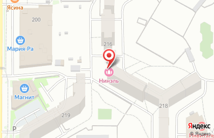 Парикмахерская Нинэль в Новосибирске на карте
