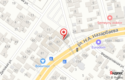 Кафе в Грозном на карте