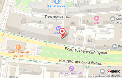AFTERSHOCK на Рождественском бульваре на карте