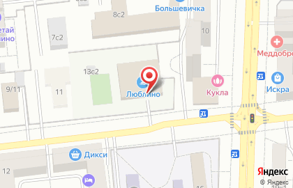 Ансамбль современного танца Лайм на карте