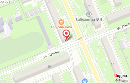 Хмельная лавка на улице Льва Толстого на карте