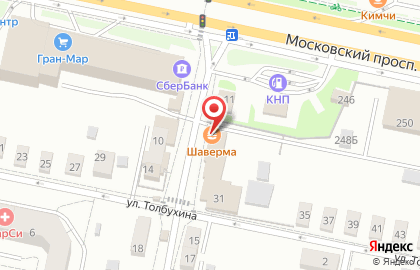 Кафе быстрого питания Мясная тема на улице Миклухо-Маклая на карте