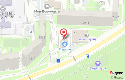Кофейня на Салтыковской улице на карте
