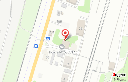 Почтовое отделение, ст. Иня-Восточная на карте