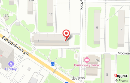 Зоомагазин ГАВ на Московской улице на карте
