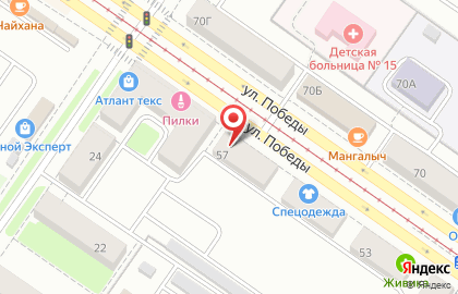 Магазин домашнего текстиля BellaSon в Орджоникидзевском районе на карте