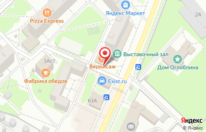 Кулинария в Москве на карте