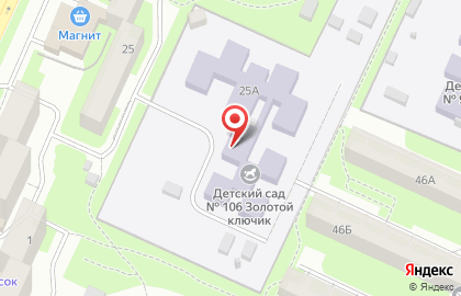 Детский сад №106, Золотой ключик на карте