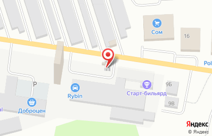 Шиномонтажная мастерская на Совхозной улице на карте