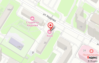 Студия СПА и массажа Xsize на метро Академическая на карте