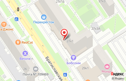 Кофейня Shakespeare на Братиславской улице на карте