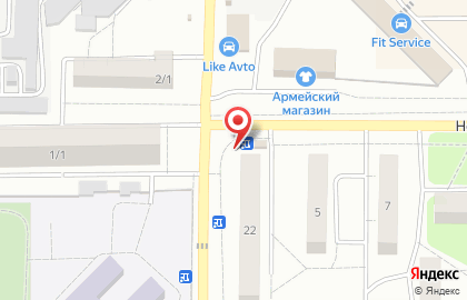 Продуктовый магазин в Оренбурге на карте