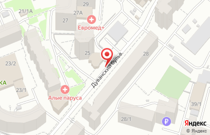 Агентство недвижимости Эксперт на Дуванском бульваре на карте