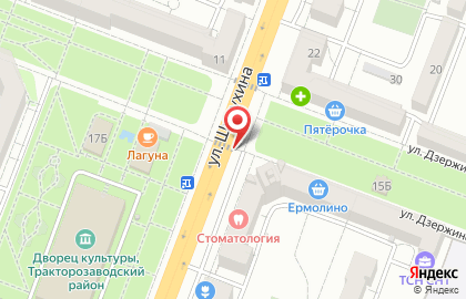 Киоск фастфудной продукции в Тракторозаводском районе на карте