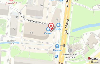 Ювелирный №1 на улице Мира на карте