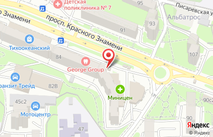 Магазин фруктов и овощей на проспекте Красного Знамени на карте