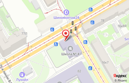 Школа №4 в Санкт-Петербурге на карте