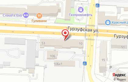 Эльф в Верх-Исетском районе на карте