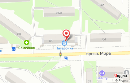 Магазин канцелярских товаров и игрушек в Советском округе на карте