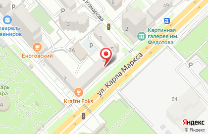 Комитет Правительства Хабаровского края по гражданской защите в Хабаровске на карте