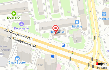 Event-агентство Фантазия на улице Кошурникова на карте