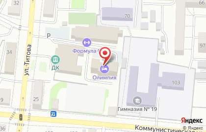 Банкомат КС Банк на улице Титова на карте