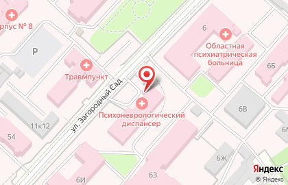 Бюро судебно-психиатрической экспертизы на карте