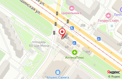 Офис продаж Билайн на Камышинской улице на карте