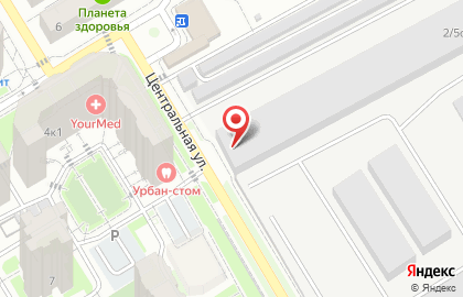 Интернет-магазин Кафелико на Центральной улице на карте