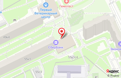 Страховая компания СберСтрахование на Бирюлёвской улице на карте