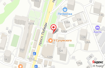 Магазин овощей и фруктов на проспекте Победы на карте