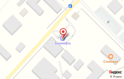 Заправочная станция Башнефть в Уфе на карте