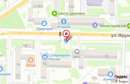 Салон-магазин Мир цветов во Владивостоке на карте