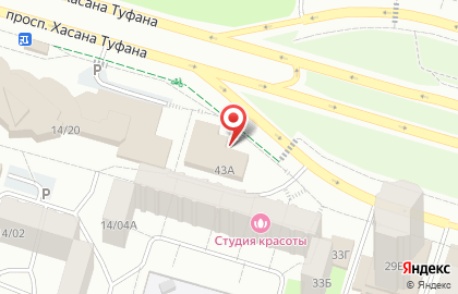 Магазин разливного пива ПивБерри на проспекте Хасана Туфана на карте
