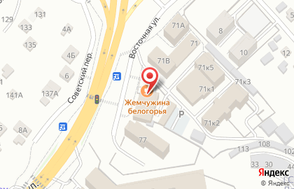 Банкомат Банк ВТБ 24, филиал в г. Белгороде на Восточной улице на карте