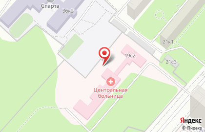 Мвд рф Центральная Больница фгу на карте
