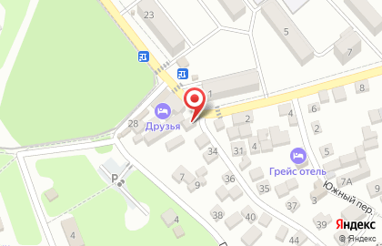 Перекресток в Геленджике на карте