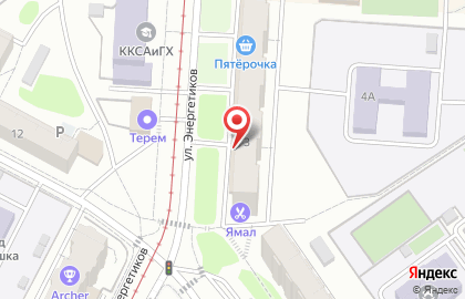 Частное охранное предприятие Стрела на улице Энергетиков на карте